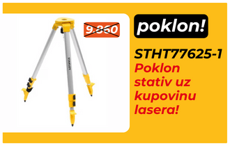 Poklon Stanley stativ STHT77625-1 uz laser